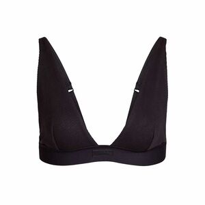 skims cotton rib plunge bralette